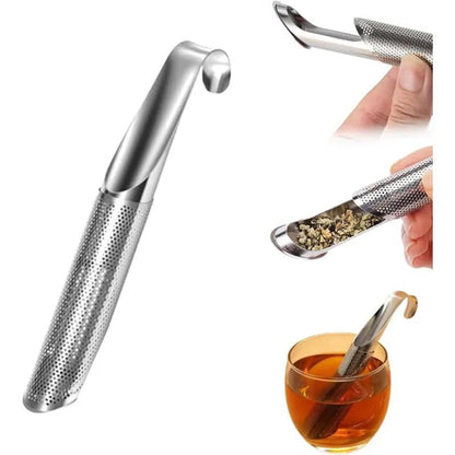 Thee-ei Set van 2 Stuks RVS Fijnmazig Infuser voor Losse Thee