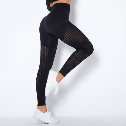 Dames Sportlegging Elastisch Compressie Zwart Fitnessbroek