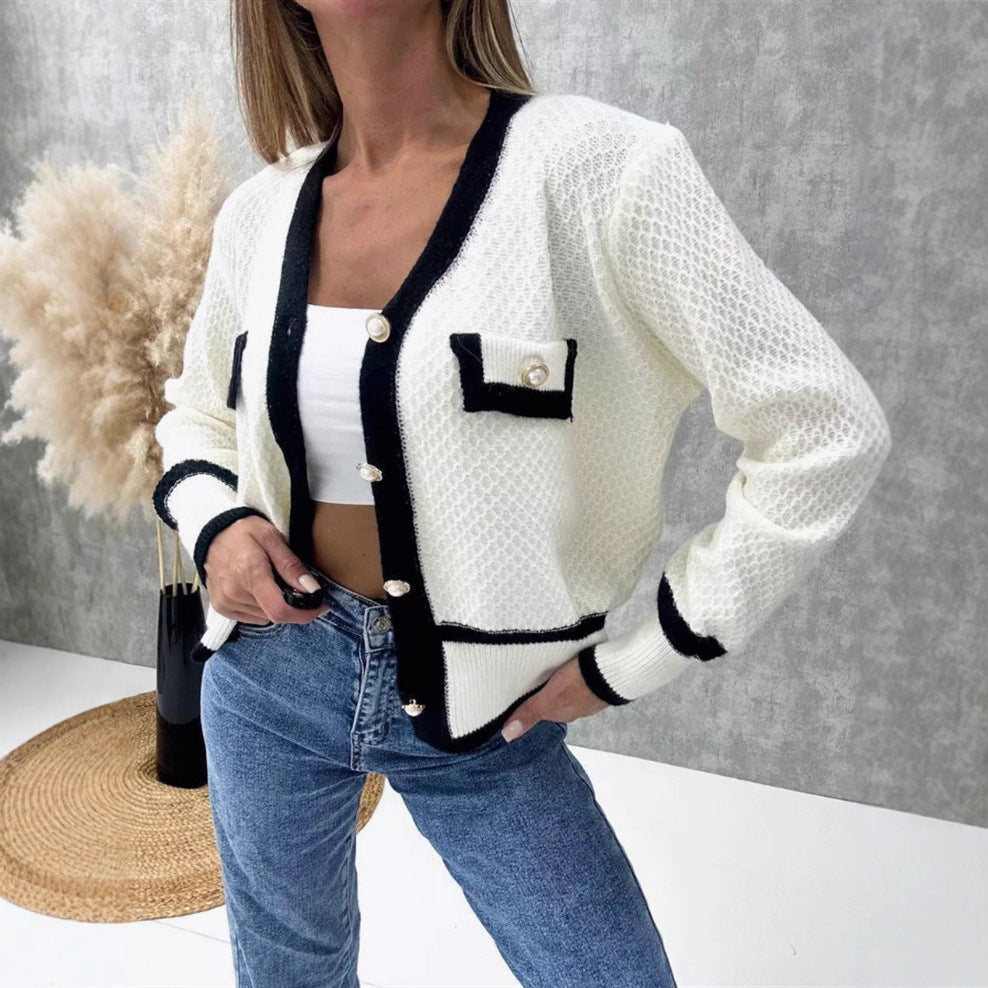 Dames Vest Goudkleurige Knopen Stijlvol Parijs Look