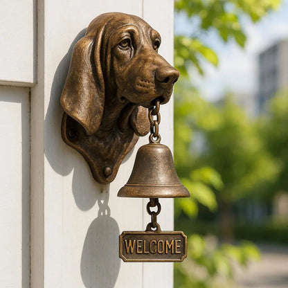 Deurbel met Hond – Gietijzeren Vintage Belletje voor Gastvrij Welkom