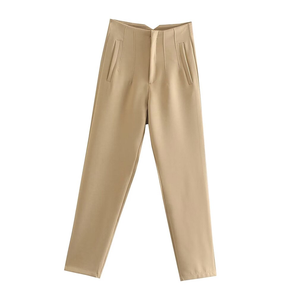 Hoge Broek Comfortabel en Stijlvol voor Dames