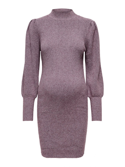 Zwangerschapsjurk Mini Damesjurk Hoge Hals Casual Stijl