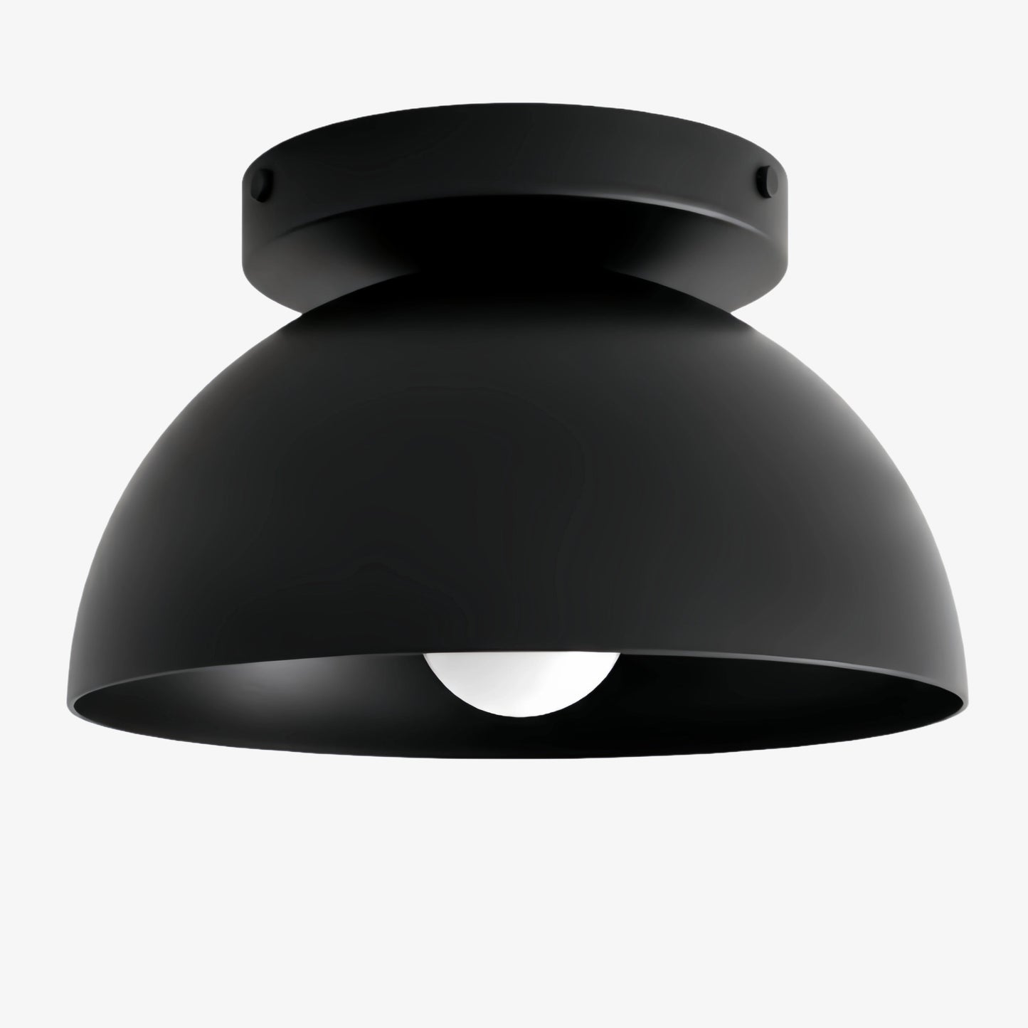 Minimalistische Plafondlamp Dome voor Compacte Ruimtes – Opbouwspot Beschikbaar in Meerdere Kleuren