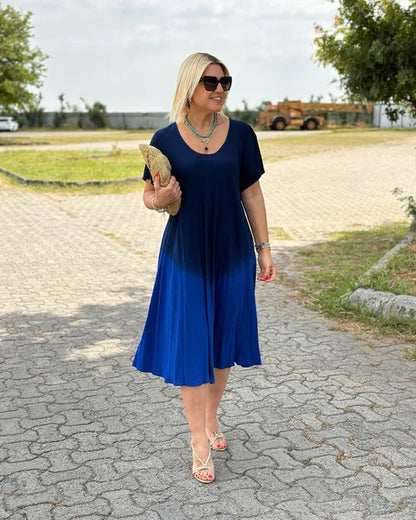 Elegante Jurk van Katoen voor Vrouw