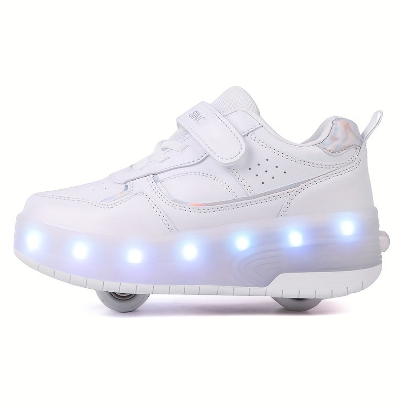 Rollerschoenen voor Kinderen met LED-verlichting – Sportieve Sneakers met Wieltjes – Comfortabel en Veilig – Maat 29-40