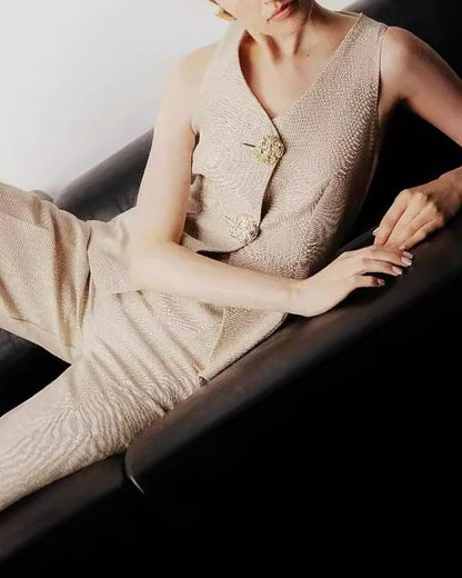 Dames Gilet Zonder Manches Elegant Design