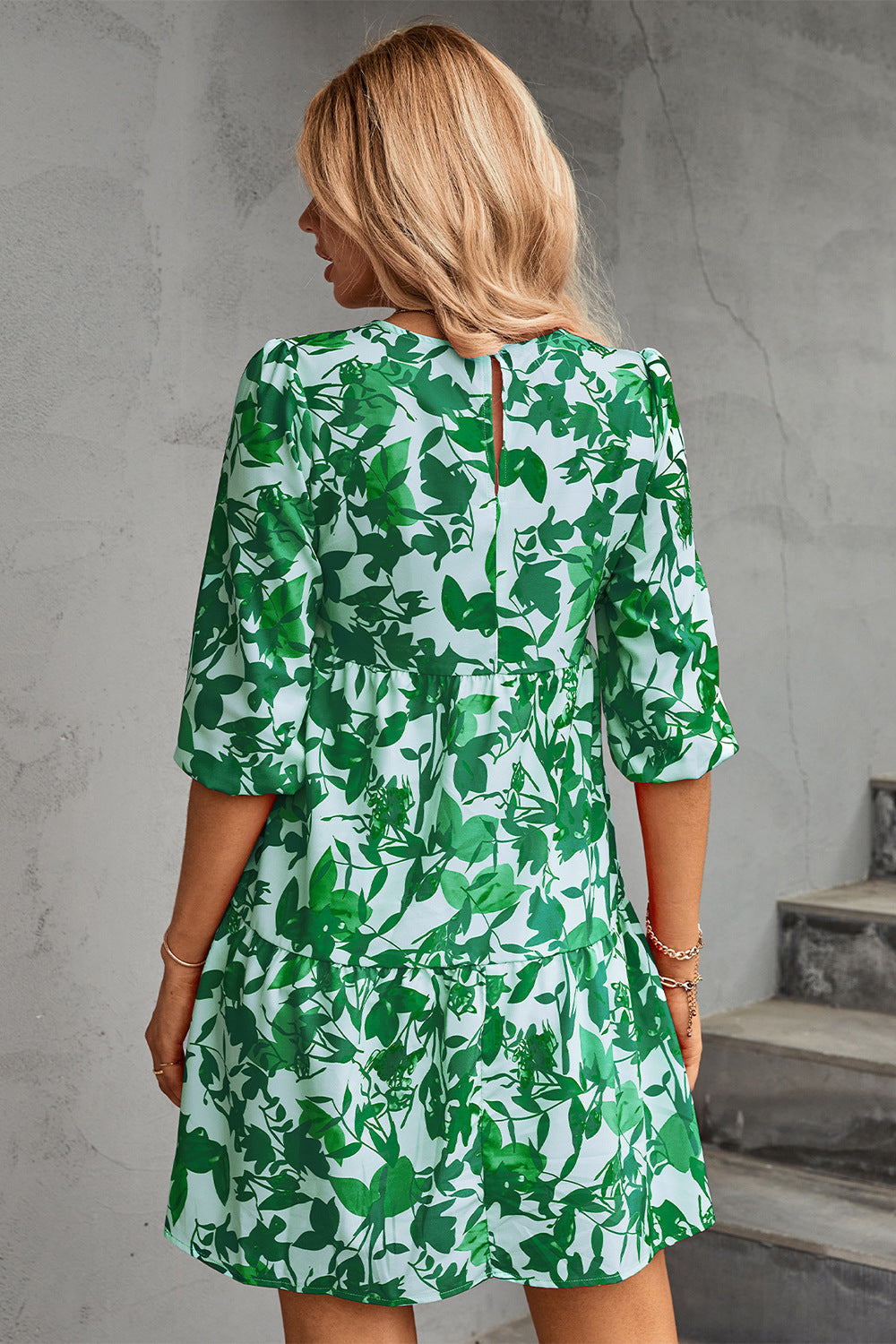 Zomerjurk Bloemenprint Vrouwelijke Jurk voor Zomer
