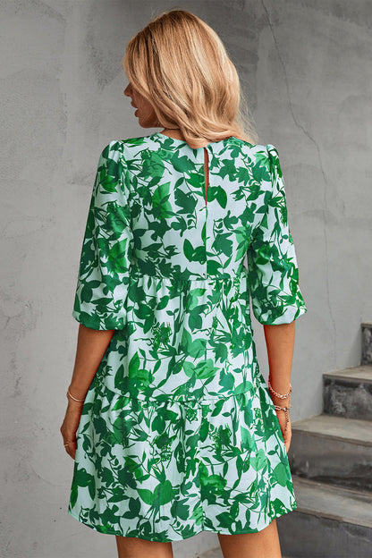 Zomerjurk Bloemenprint Vrouwelijke Jurk voor Zomer