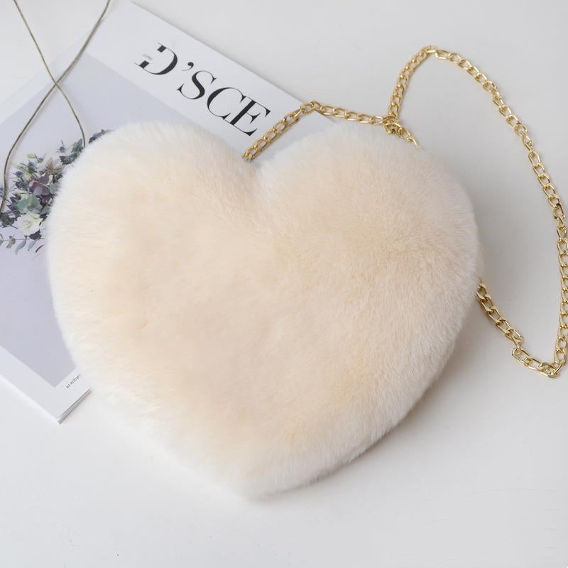 Dames Schoudertas Hartvormig met Ketting Modieus