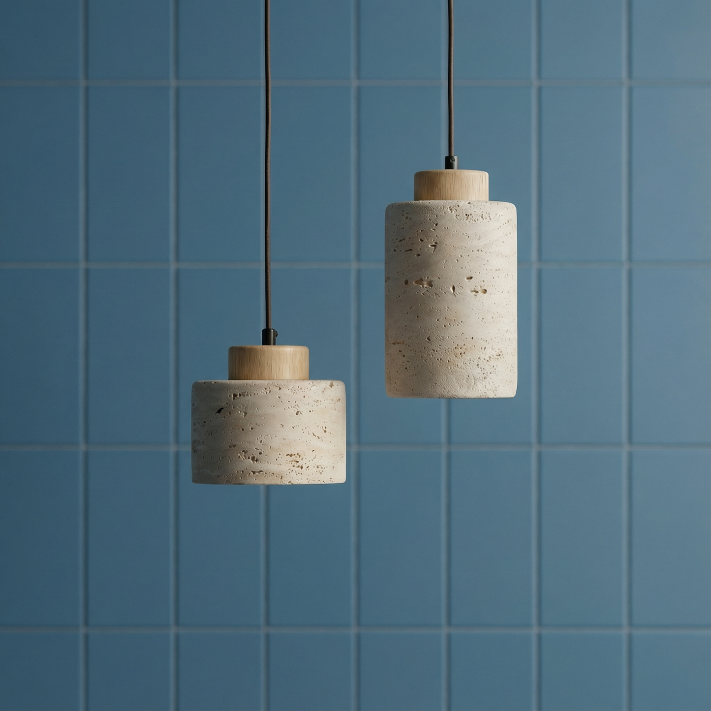 Vidar – Moderne Stenen Hanglamp met Natuurlijke Textuur