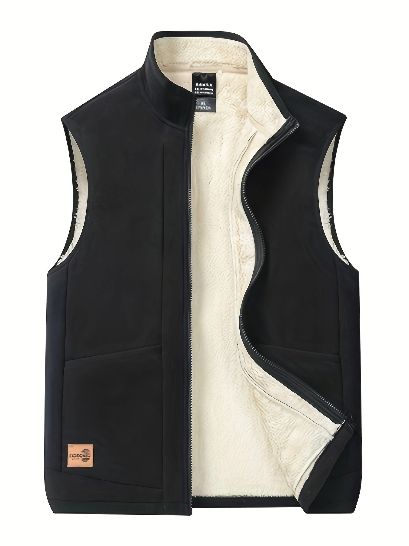 Voorjaars Gilet met Rits van Pile