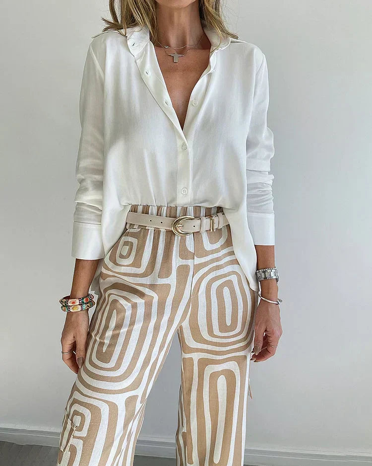 Damesbroek Elegante Viola met Gratis Topje