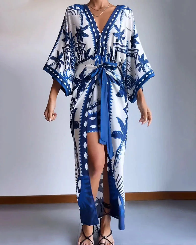 Zomerjurk Dames Maxi Jurk met Leuke Print - StudioMarella
