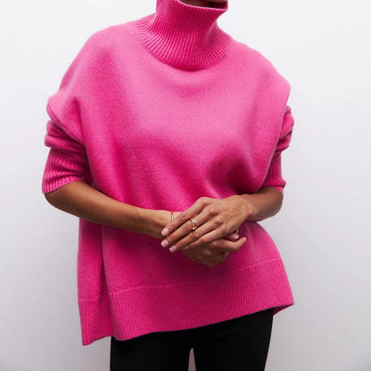 Dames Trui Zacht Rond Hals Elegante Trendy Kleding