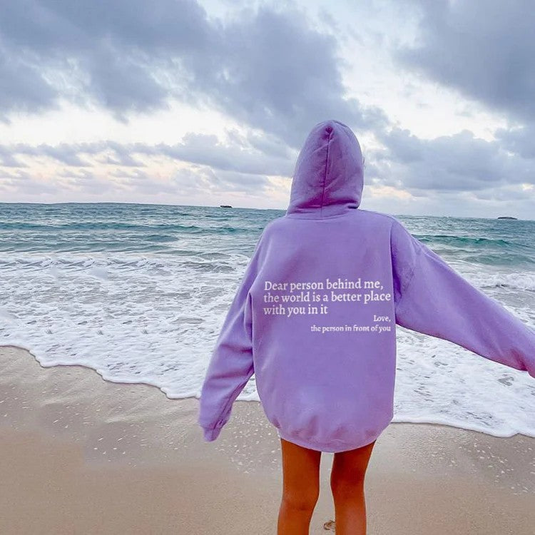 Dames Hoodie Oversized met Grappige Tekst - StudioMarella