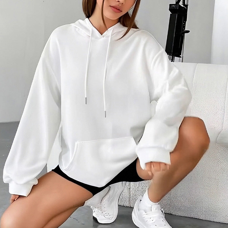 Dames Oversized Hoodie met Kangoeroezak Zacht Comfortabel