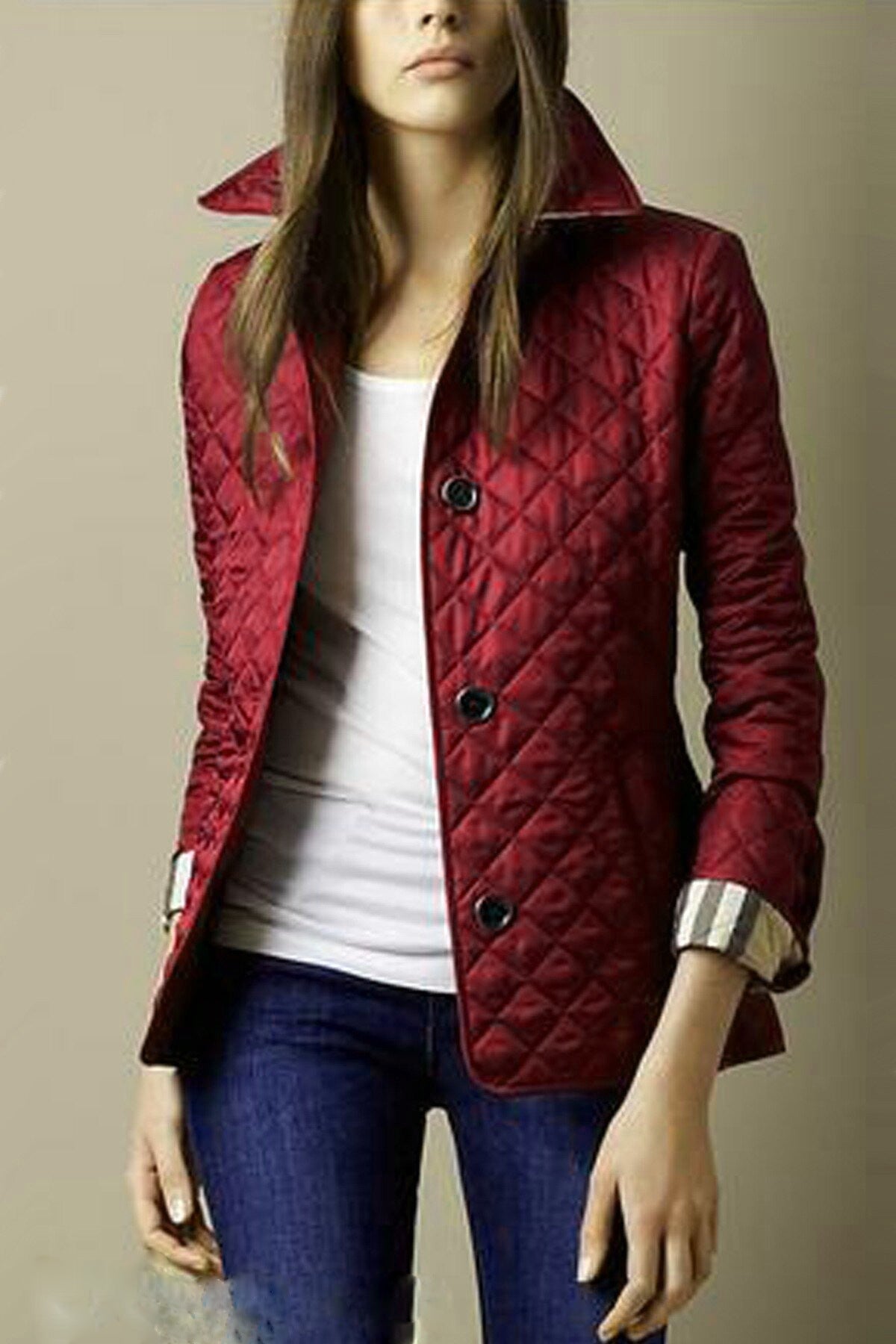 Dame Parka Warme Winterjas Waterdichte Elegante Stijl