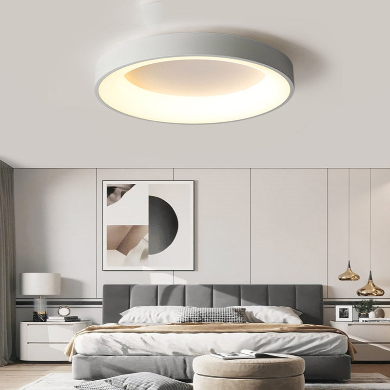 LED plafondlamp rond acryl ijzer lage ruimtes hal slaapkamer woonkamer moderne opbouwlamp minimalistische plafondverlichting