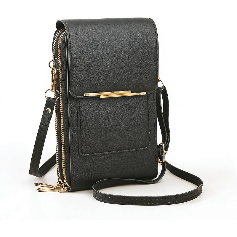 Crossbody Telefoontas met RFID-beveiliging | Waterdichte touchscreen-portemonnee | Verstelbare schoudertas voor smartphones tot 6,7 inch