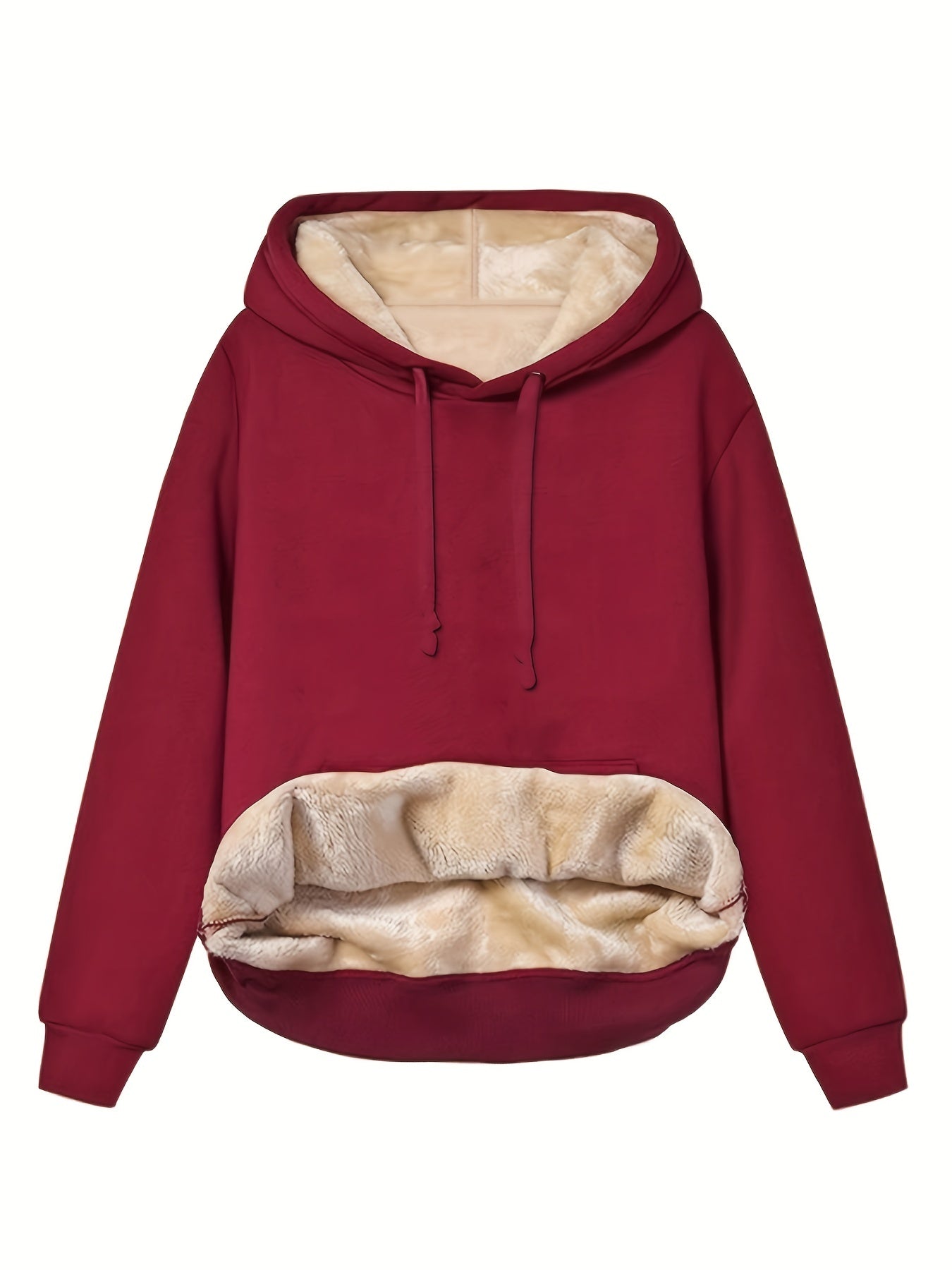 Dames Fleece Hoodie Capuchon Zacht en Warm