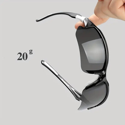 Sportieve Zonnebril met Gepolariseerde Glazen voor Fietsen en Hardlopen Zomer 2025 - UV-Bescherming Lichtgewicht Frame Unisex Outdoor Sport Eyewear