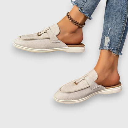 Dames Loafers Open Hak Comfortabele Pasvorm