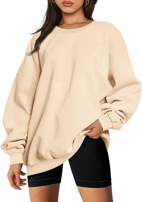 Dames Trui Oversized Ronde Hals Zacht en Comfortabel