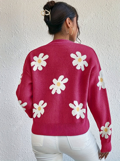 Elegante Trui met Knopen voor Vrouw