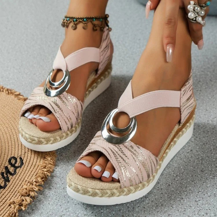 Dames Leren Sandalen Zomer Comfortabel