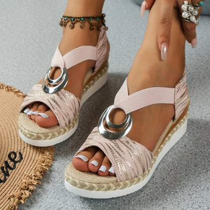 Dames Leren Sandalen Zomer Comfortabel