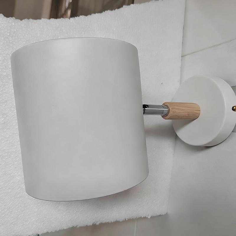 Wandlamp Metaal Hout Verstelbaar Slaapkamer Woonkamer Scandinavisch Macaronkleur E27 Bedlamp Muurlamp