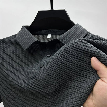 Heren Poloshirt Wit Zwart van Hoge Kwaliteit