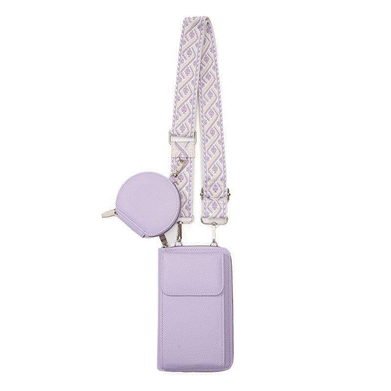 Dames Crossbody Tas met Telefoonvak en Stijlvolle Sluiting