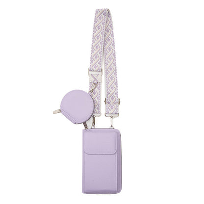 Dames Crossbody Tas met Telefoonvak en Stijlvolle Sluiting