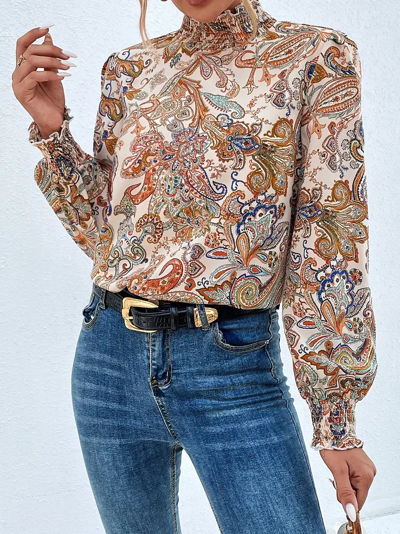 Dames Top Lange Mouwen Elegant Zwart