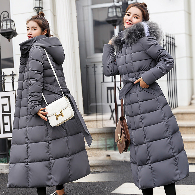 Dames Donzen Parka Lange Warme Winterjas