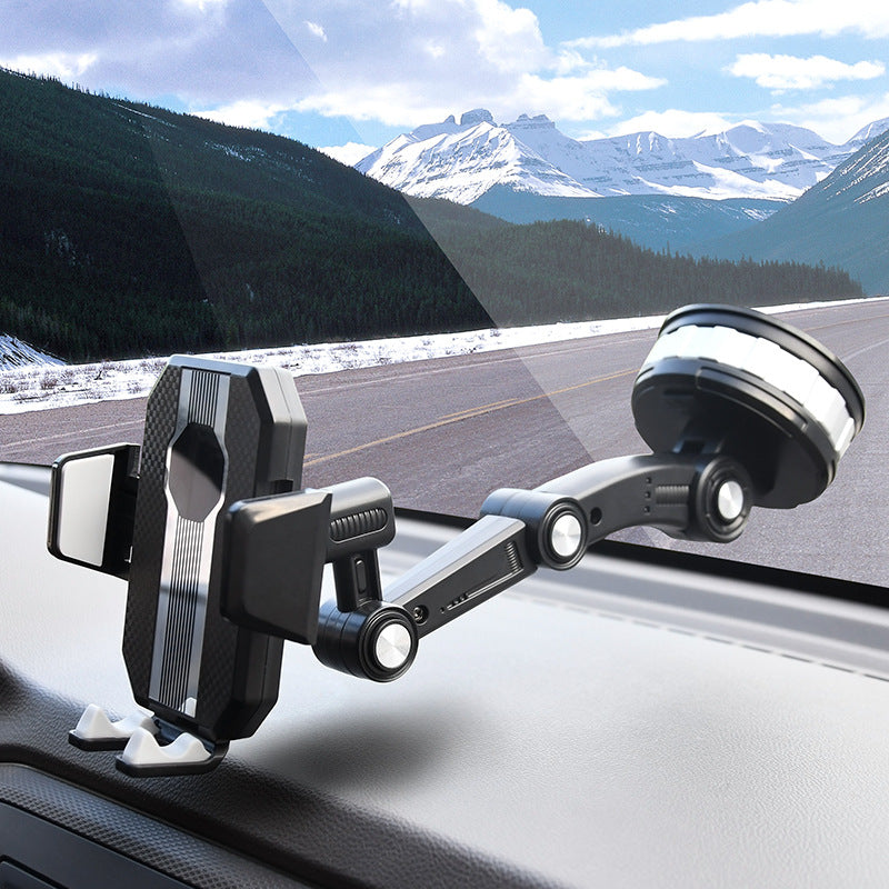 Universele Telefoonhouder Auto Voorruit & Dashboard 360° Draaibaar met Telescopische Arm