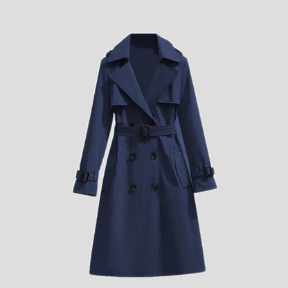 Dames Trenchcoat Waterdicht Mid Lengte Stijlvol