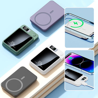 Draagbare Powerbank 20000mAh – Snellader met Draadloos Opladen