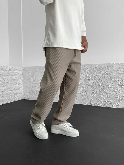 Zachte Ribbroek Comfortabele Relaxed Fit Damesbroek