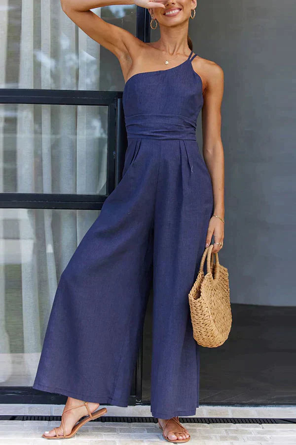 Jumpsuit Zwart Jurk voor Vrouw Elegante Stijl