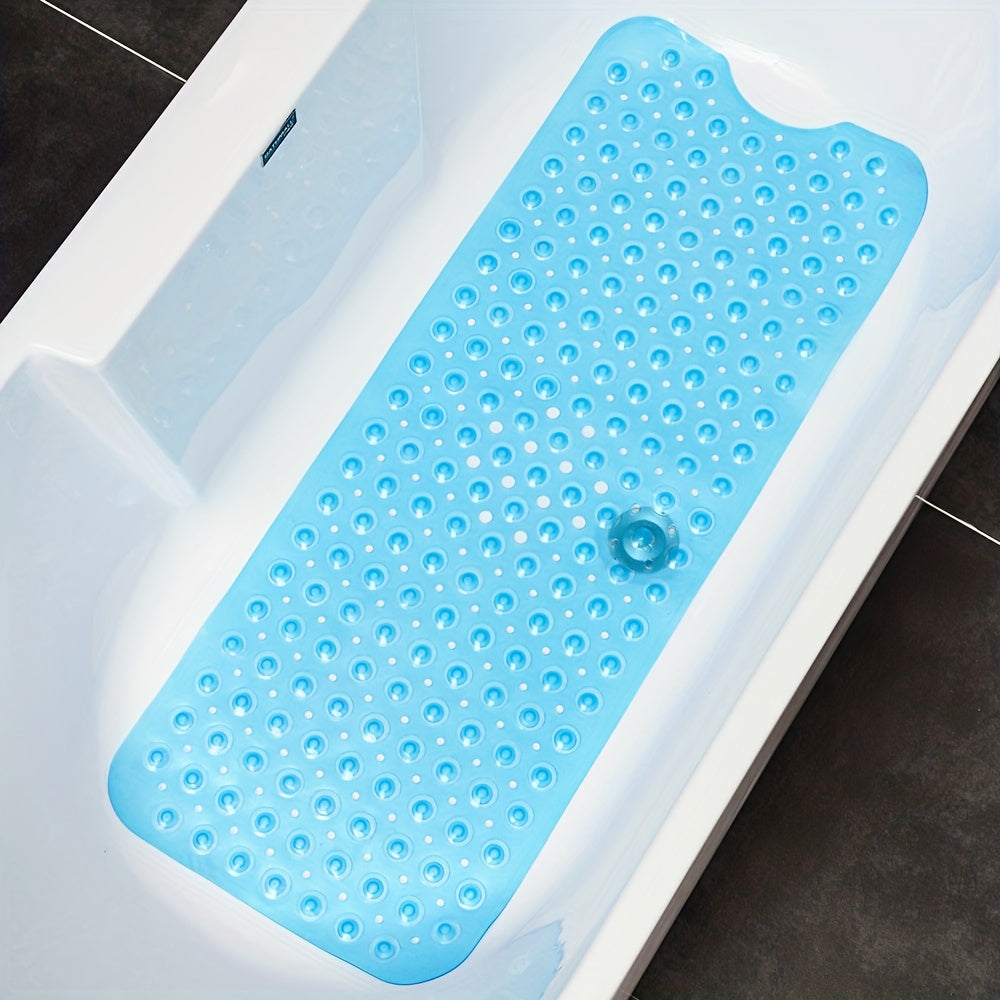 Antislip Badmat XL voor Douche en Bad – Extra Lange Veiligheidsbadmat met Zuignappen