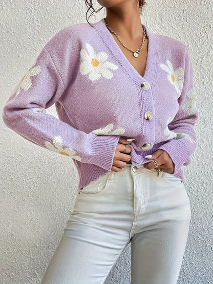 Elegante Coltrui Dames Trui Met Knopen