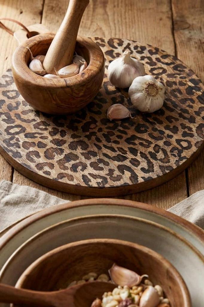 Houten Serveerplank Sapelehout Rond en Vierkant Scandinavisch Design voor Keuken en Tafel