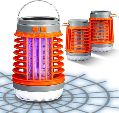 UV-Lamp tegen Muggen en Insecten | Oplaadbaar | Zonne-Energie | Draagbaar