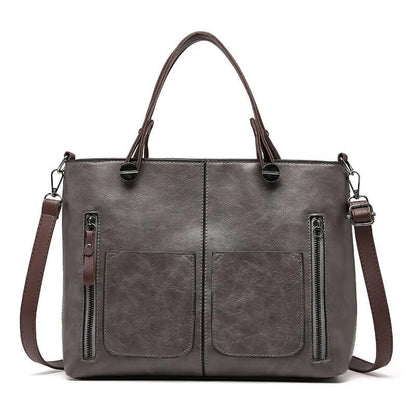 Leren Handtas voor Dames Vintage Stijl Duurzaam