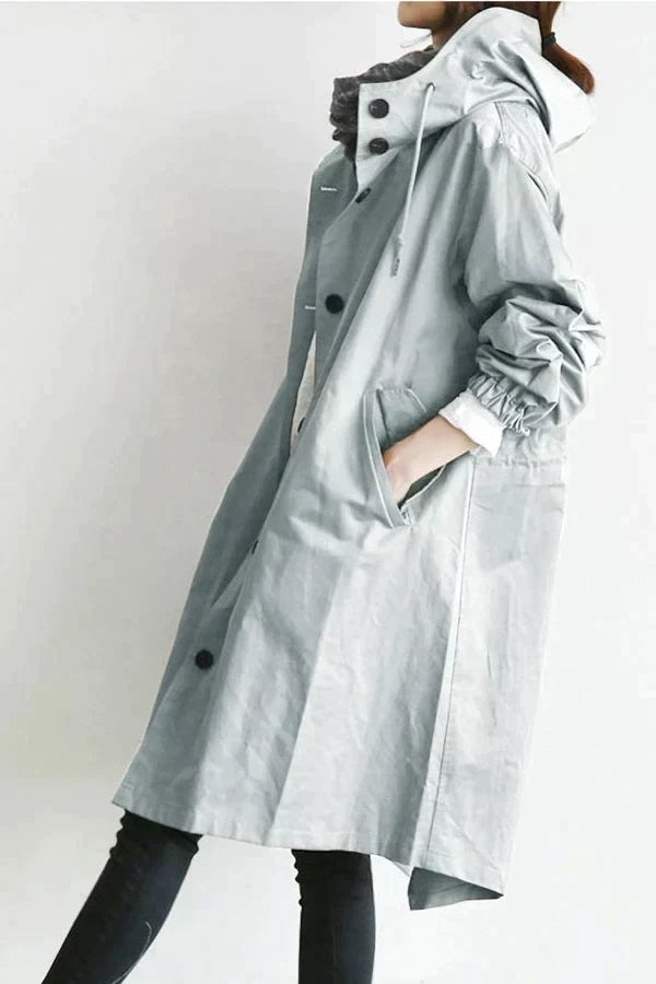 Waterdichte Regenjas Oversized Trendy Stedelijke Stijl