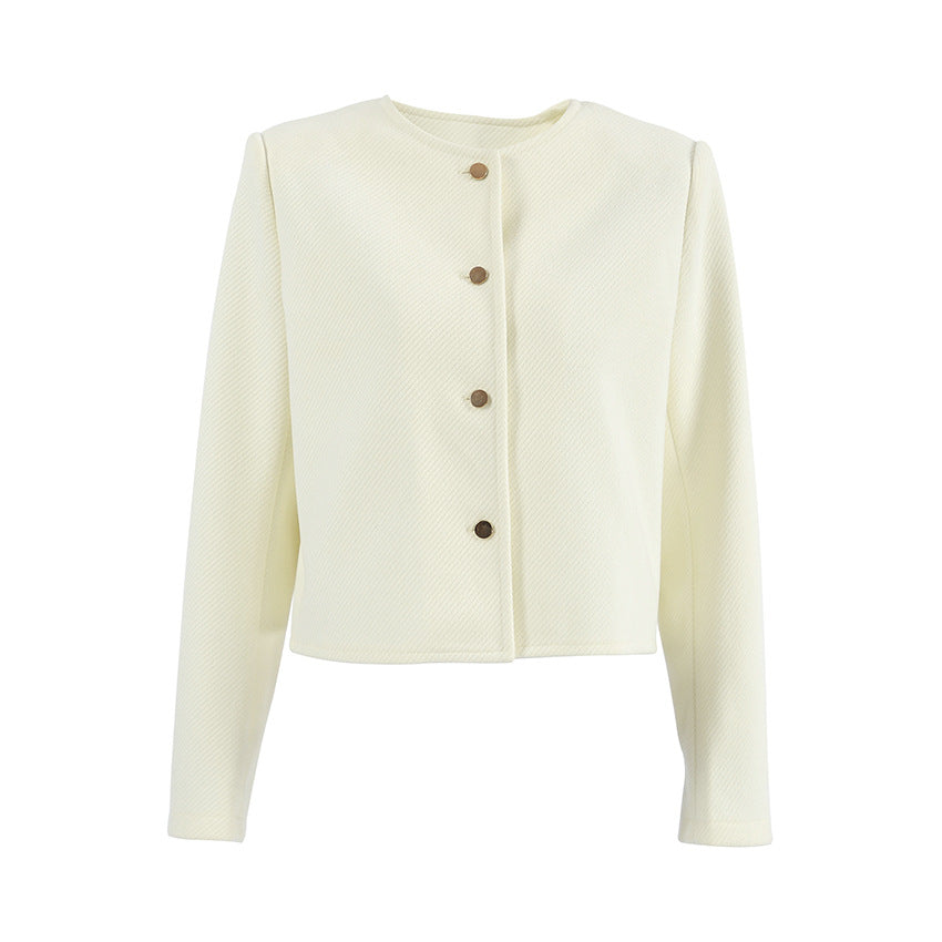 Voorjaarsjas Dames Korte Blazer Trendy Stijlvol