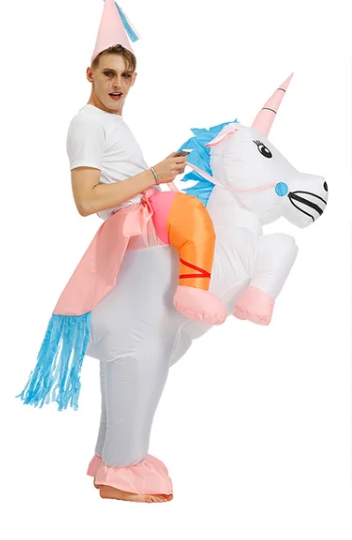 Eenhoorn Kostuum Carnaval Feestkleding voor Volwassenen - StudioMarella