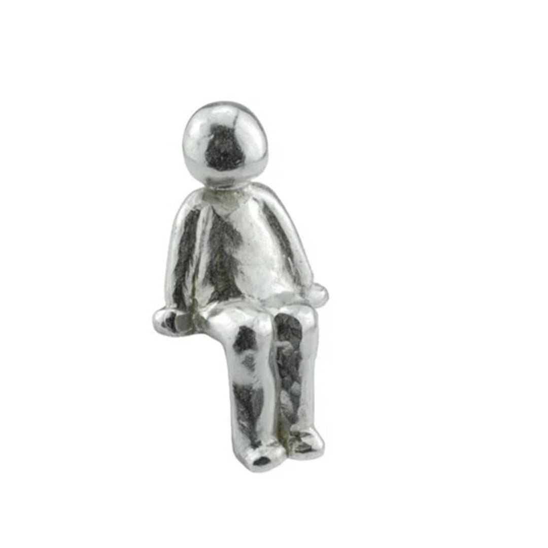 Decoratief Beeld Hond Metaal Zilver Tafeldecoratie Woonkamer Boekenplank Modern Minimalistisch Cadeau Interieur